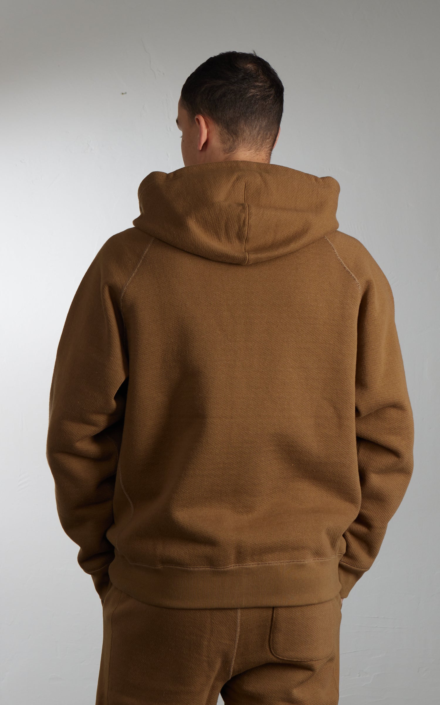Wonder Looper Zip Hoodie Double Heavyweight French Terry Dune