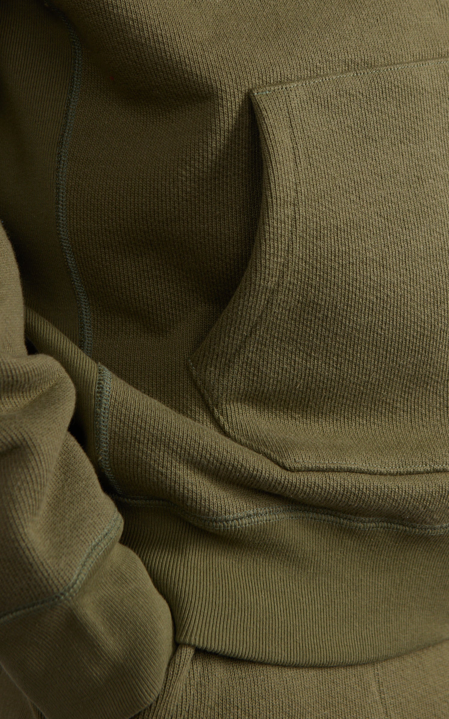 Wonder Looper Zip Hoodie Double Heavyweight French Terry Sage