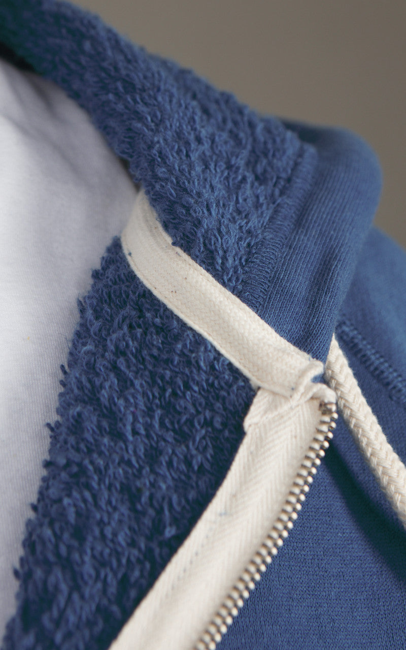 Wonder Looper Zip Hoodie Super Looper French Terry Varsity Blue