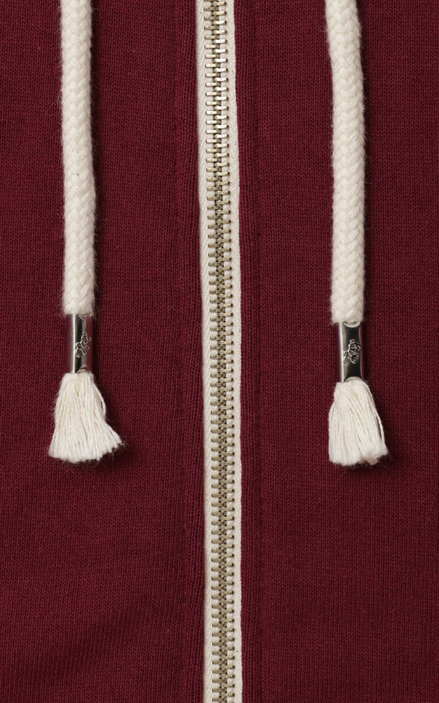 Wonder Looper Zip Hoodie Super Looper French Terry Burgundy