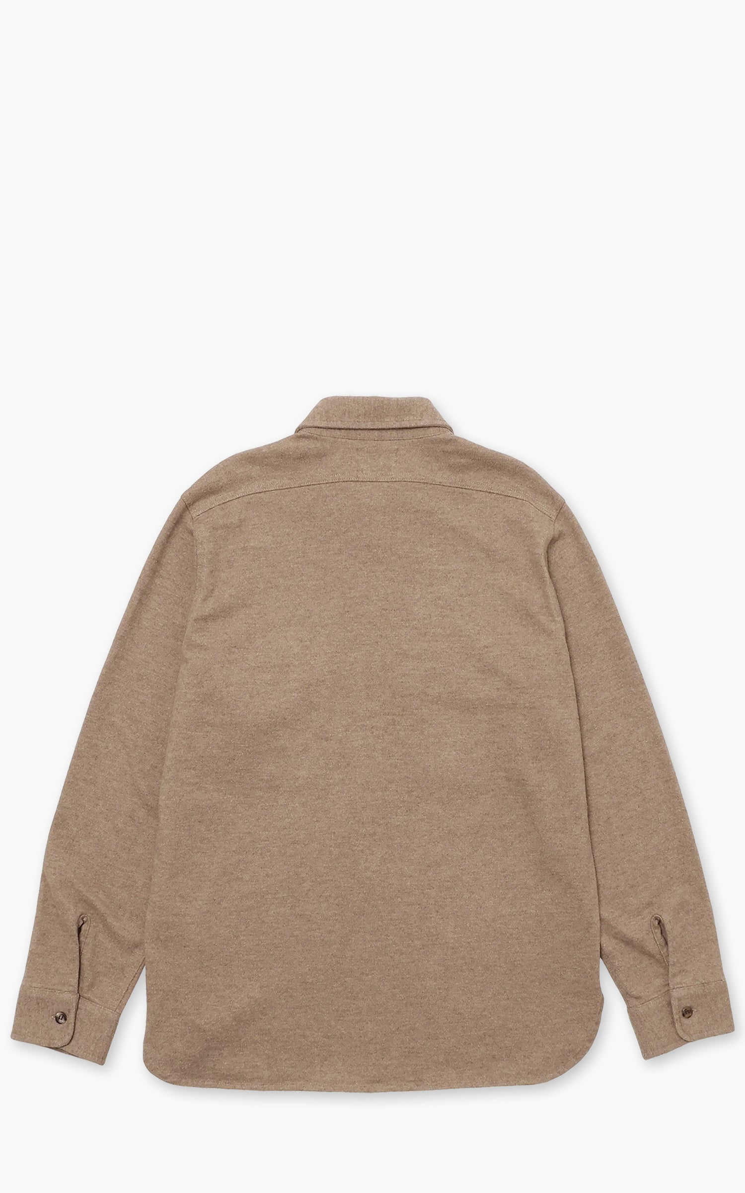 Wonder Looper Foxfibre® Yak Blend Knit Flannel Field Shirt Ash