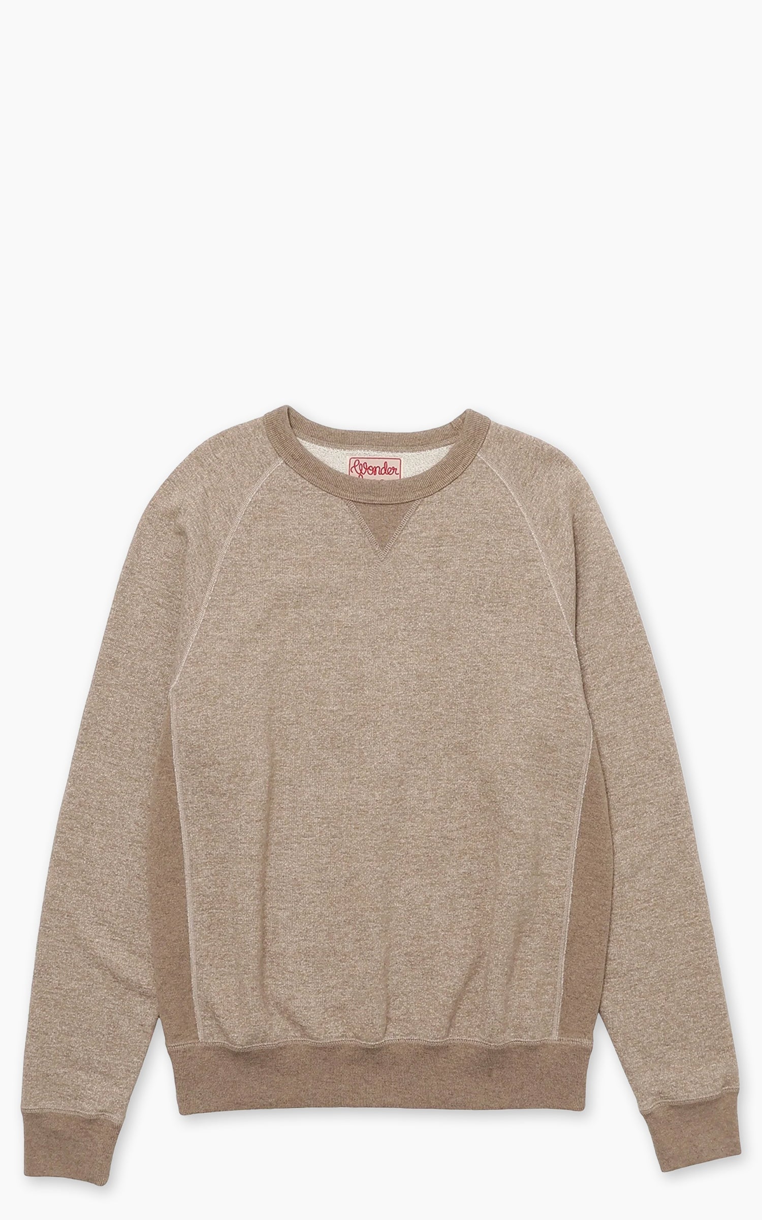 Wonder Looper Foxfibre® Yak Blend French Terry Pullover Crewneck Ash