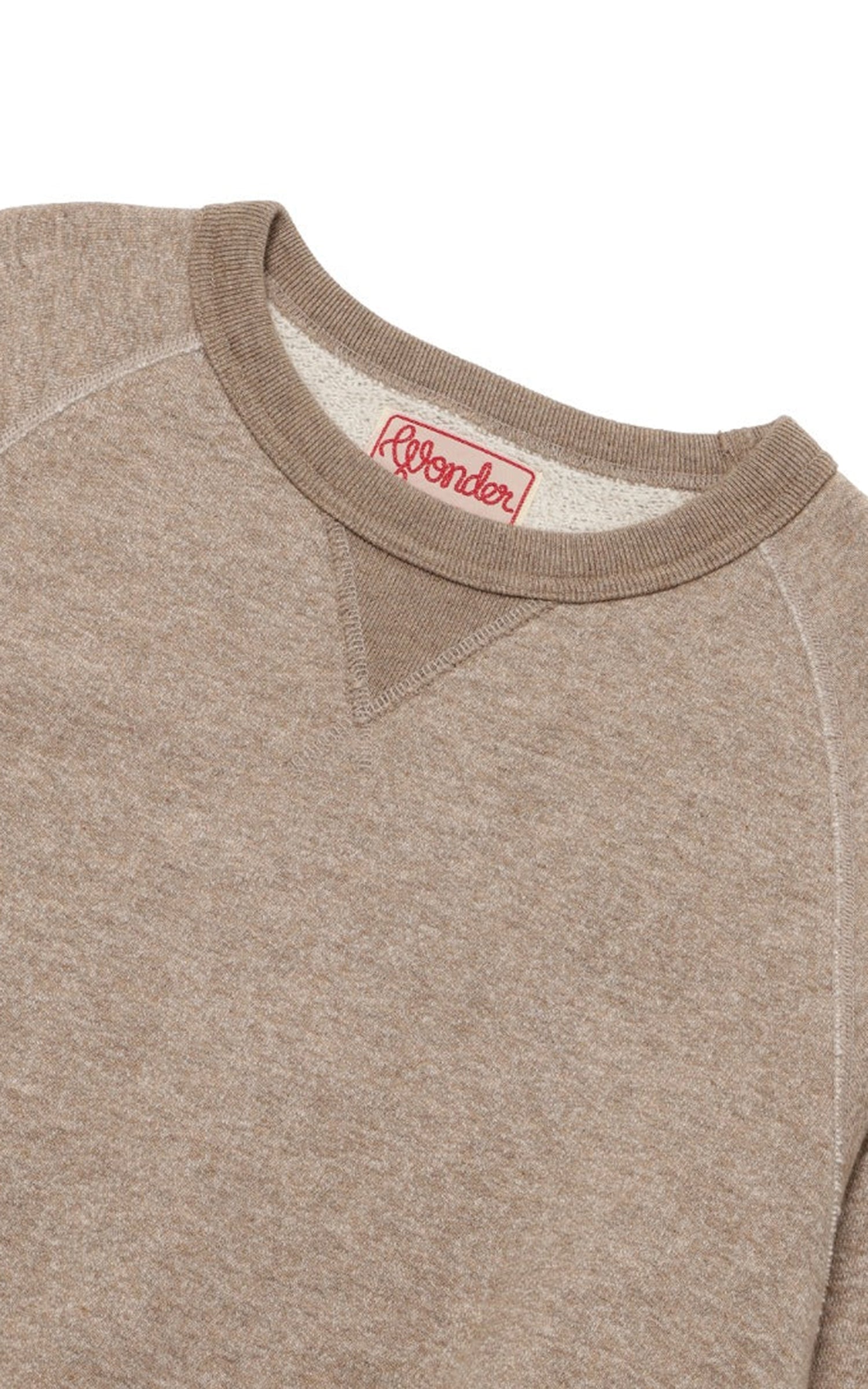 Wonder Looper Foxfibre® Yak Blend French Terry Pullover Crewneck Ash