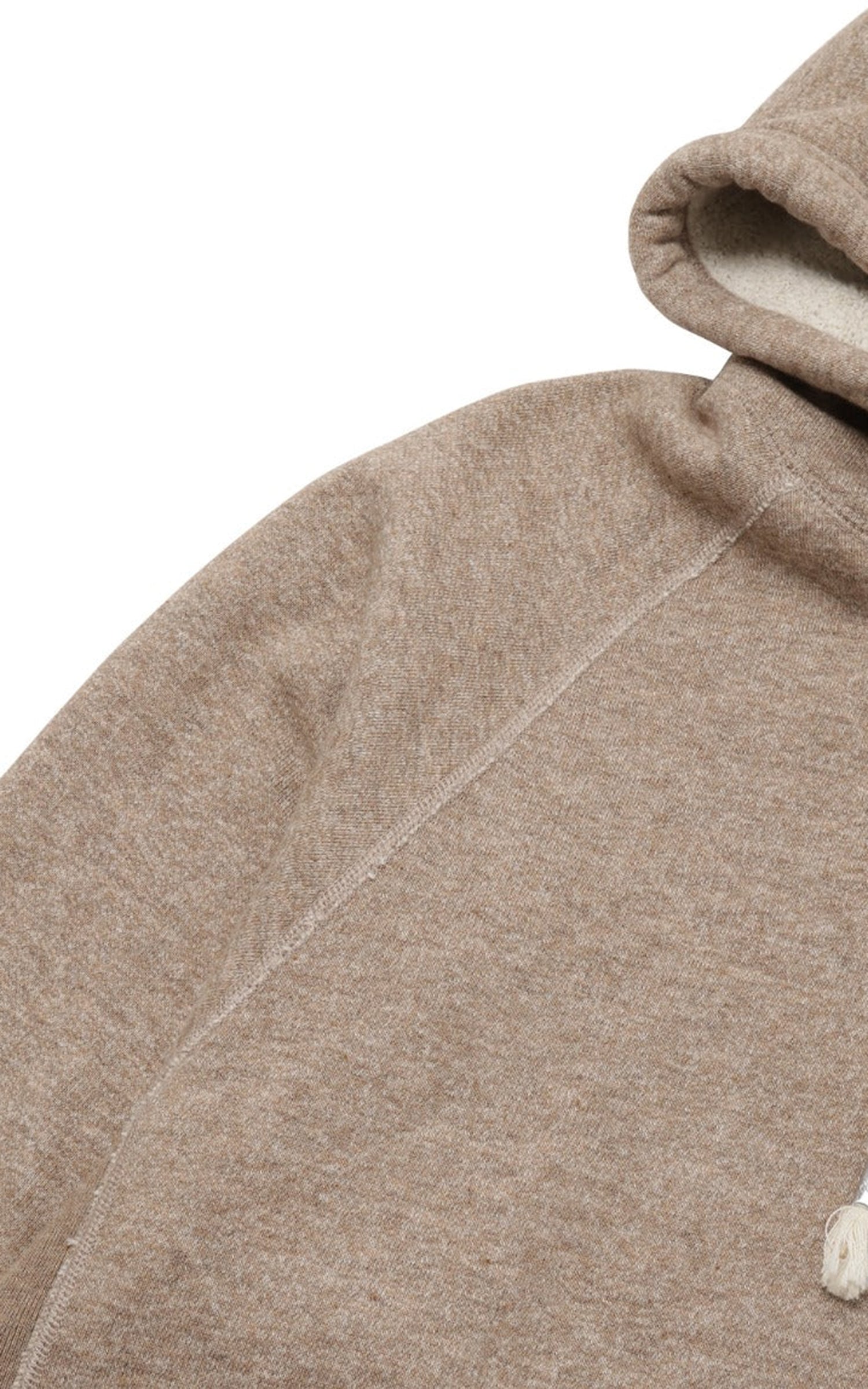 Wonder Looper Foxfibre® Yak Blend French Terry Pullover Hoodie Ash