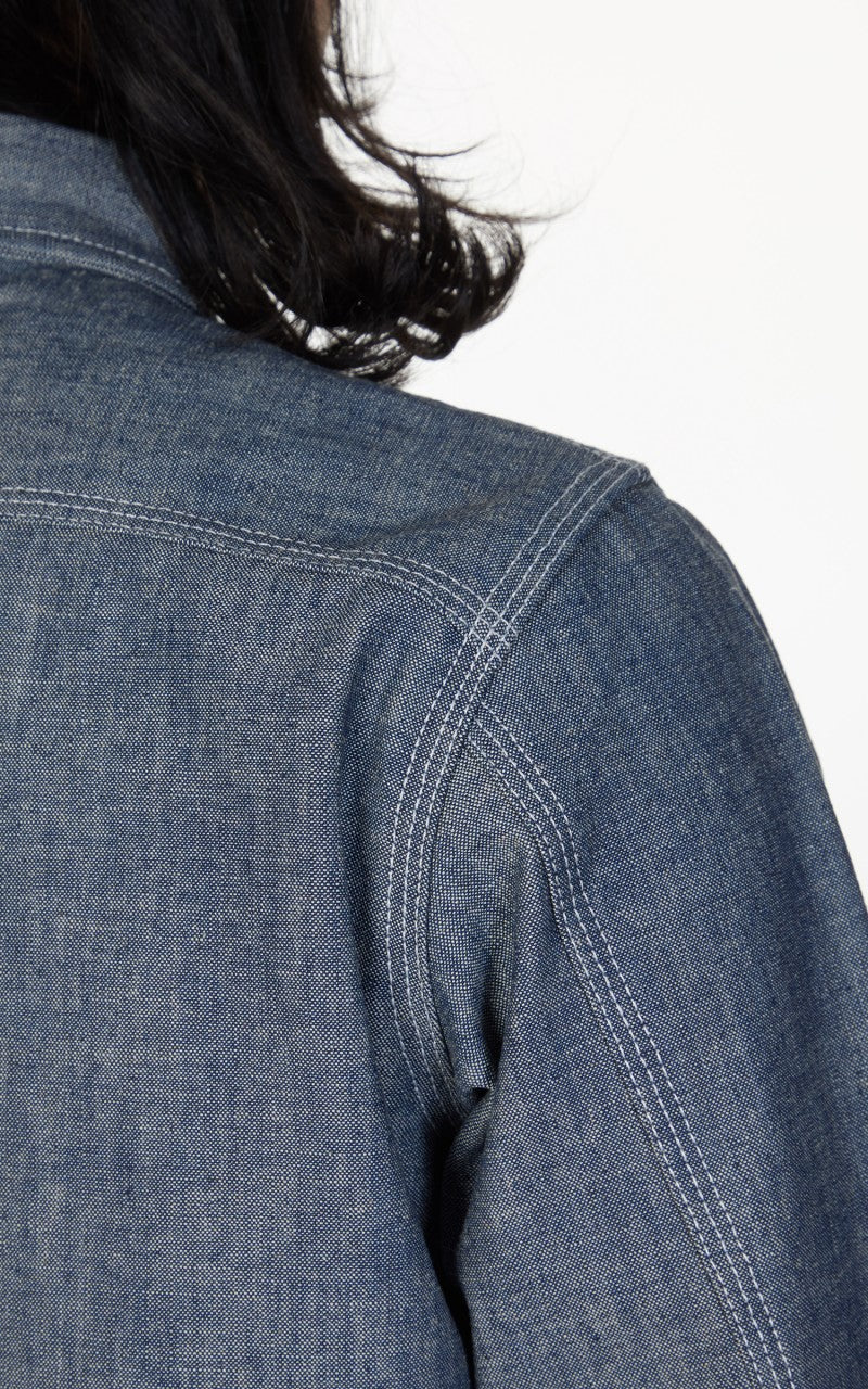 Rogue Territory Work Shirt Light Indigo Canvas