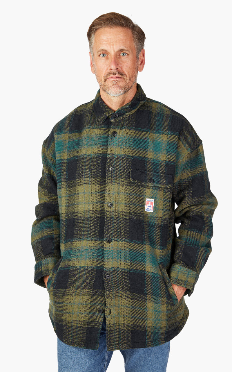 Wrangler Overshirt Oil Green