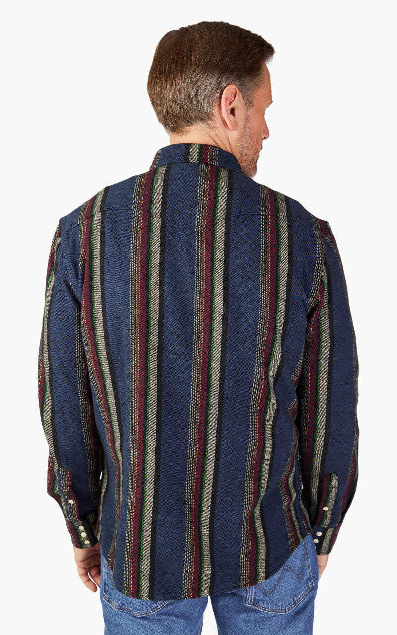 Wrangler L/S Western Shirt Navy