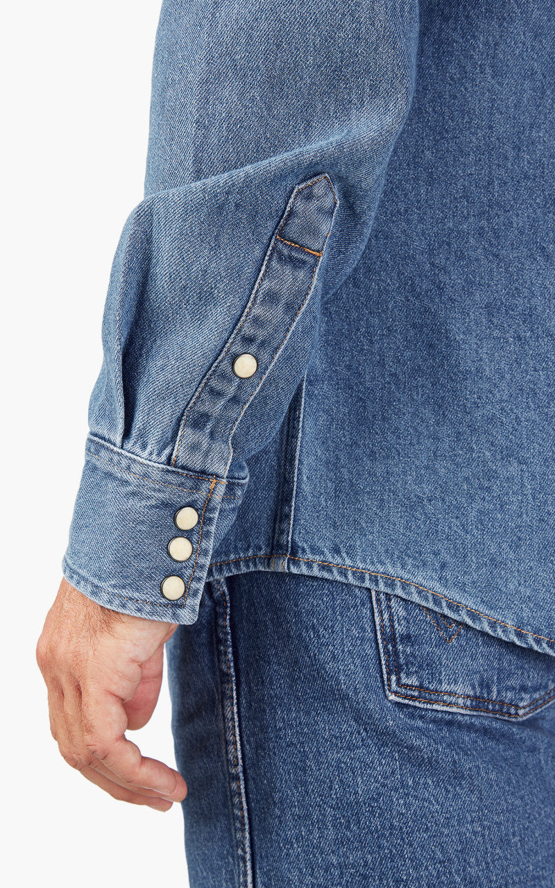 Wrangler L/S Western Shirt Icon Mid Stone