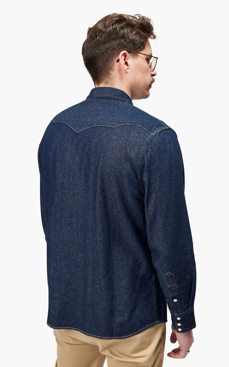 Wrangler Icons 27MW Western Shirt 1 New Indigo