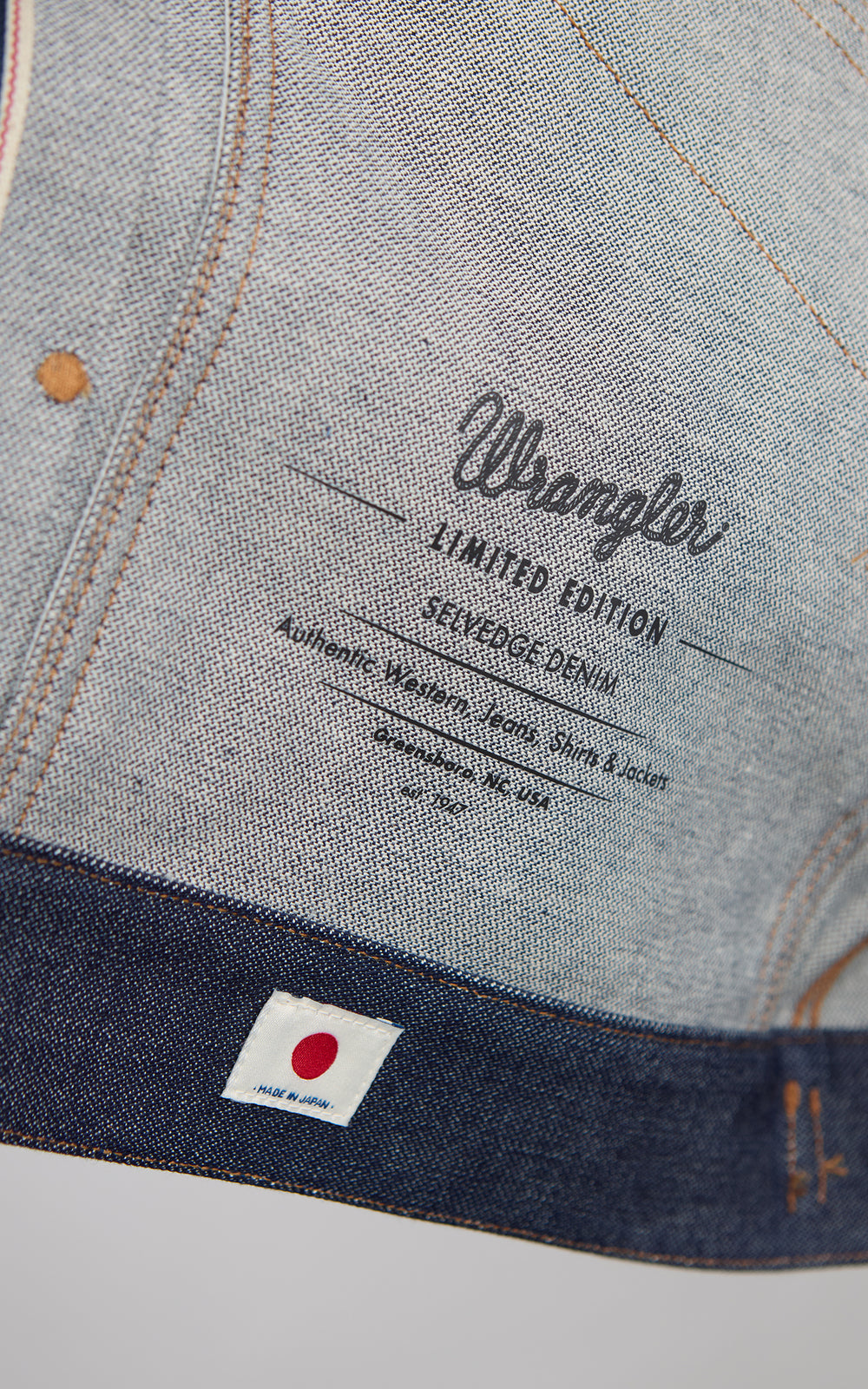 Wrangler Blue Bell Regular 11MJZ Jacket Indigo Raw