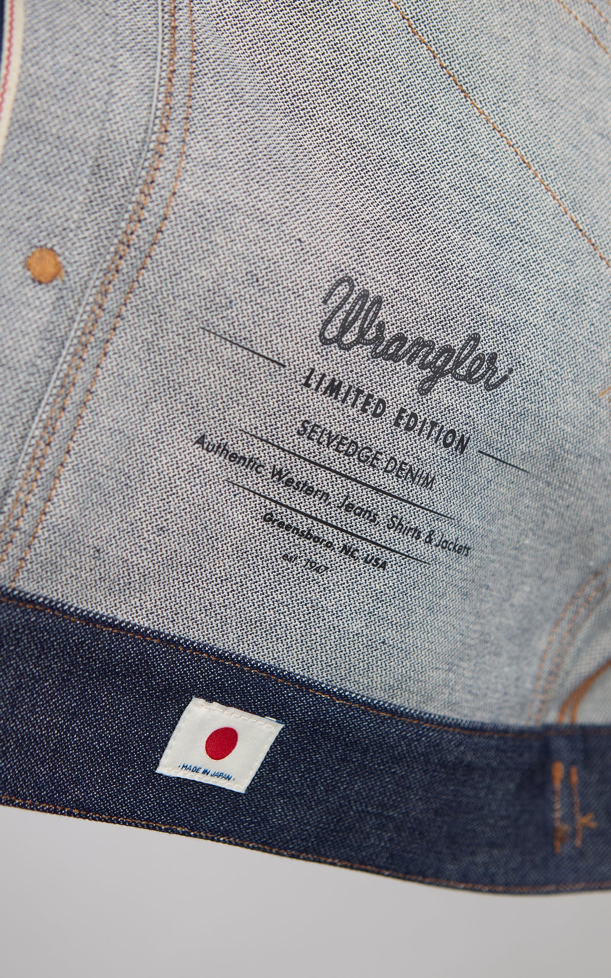 Wrangler Blue Bell Regular 11MJZ Jacket Indigo Raw