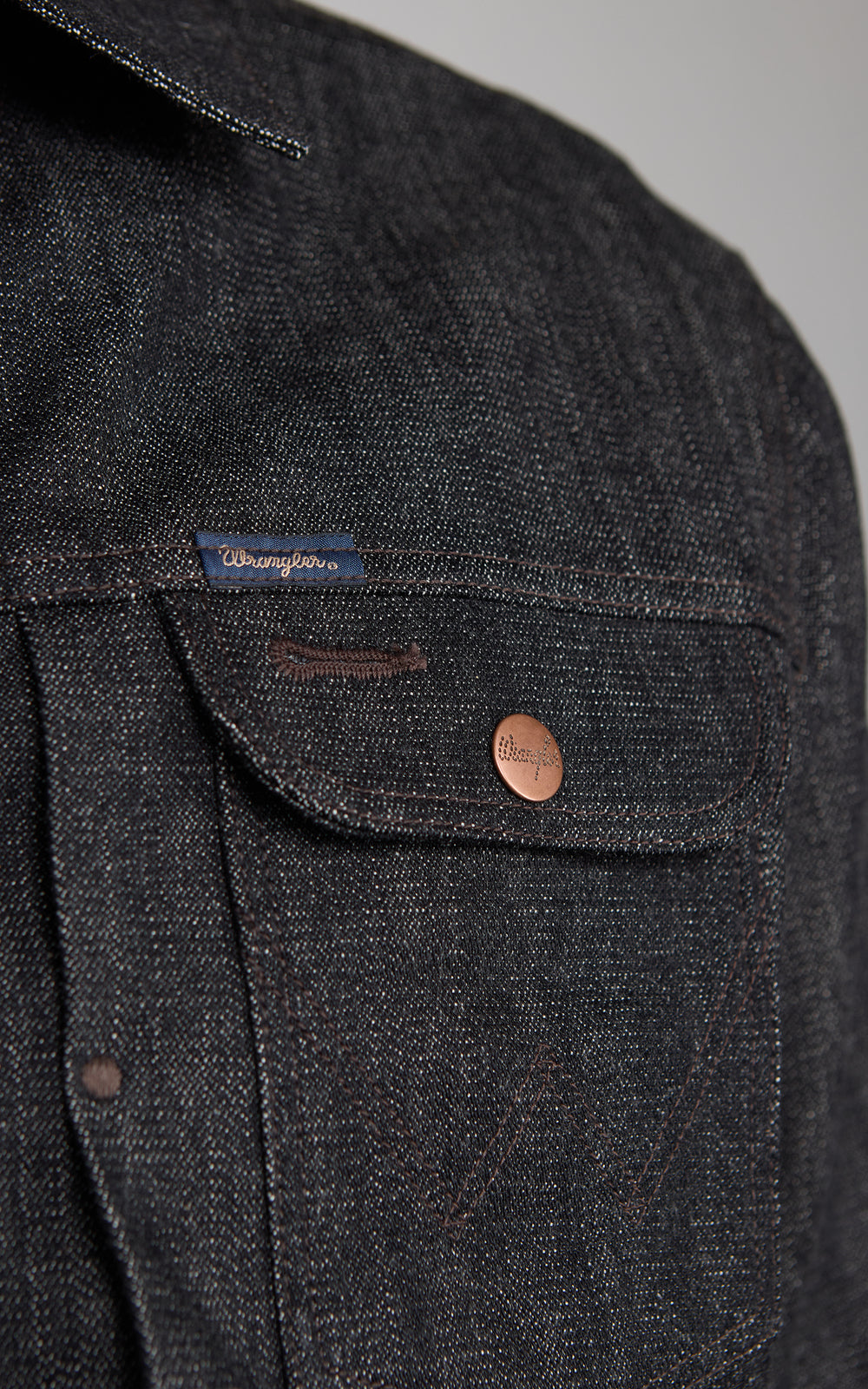 Wrangler Blue Bell Regular 11MJZ Jacket Black Raw
