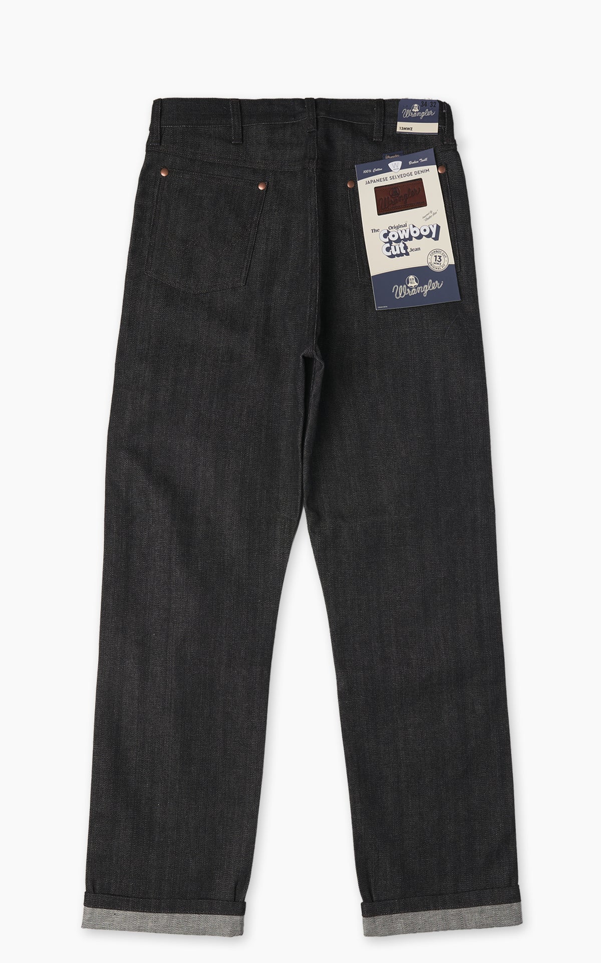 Wrangler Blue Bell 13MWZ Original Cowboy Cut Jean Black Raw