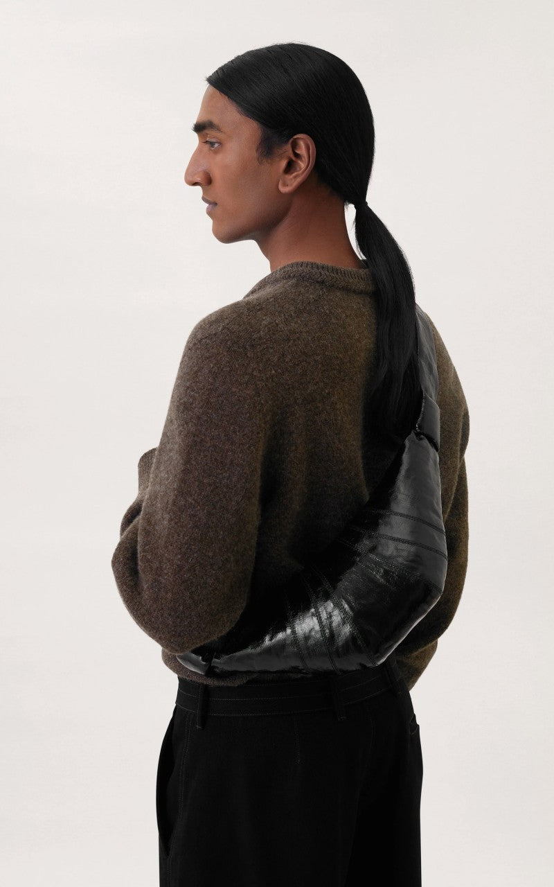 バッグ LEMAIRE SMALL CROISSANTBAG COATED COTTON Lemaire Small Croissant Bag Review – Style & Senses | Style