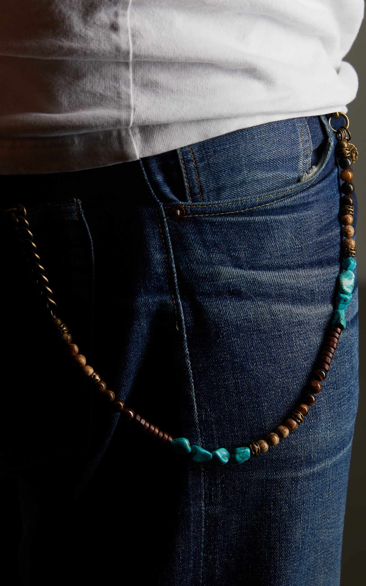 XXL Hardwear Beaded Wallet Chain "CC23/4"