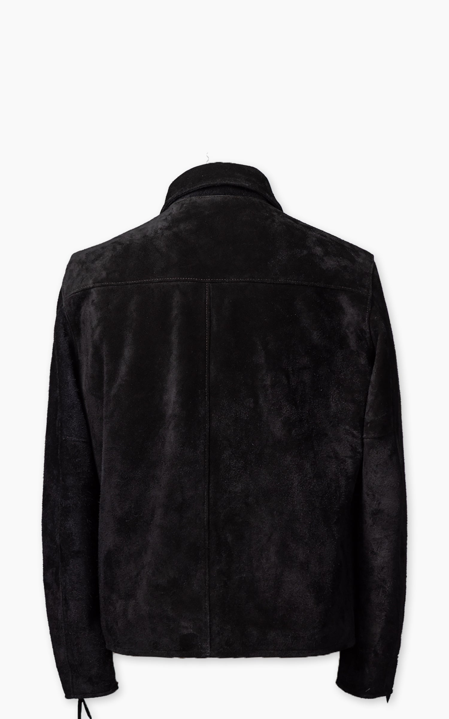 Y'2 Leather TR-65 Steer Roughout Single Riders Jacket Black