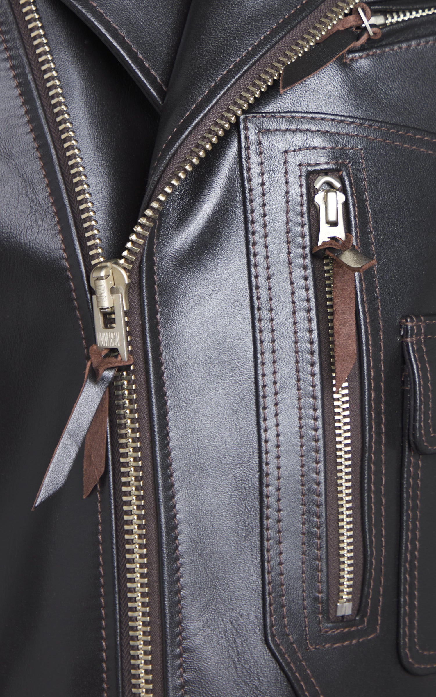 Y'2 Leather HR-55 Horsehide Leather Vintage D-Pocket Double Rider Jacket