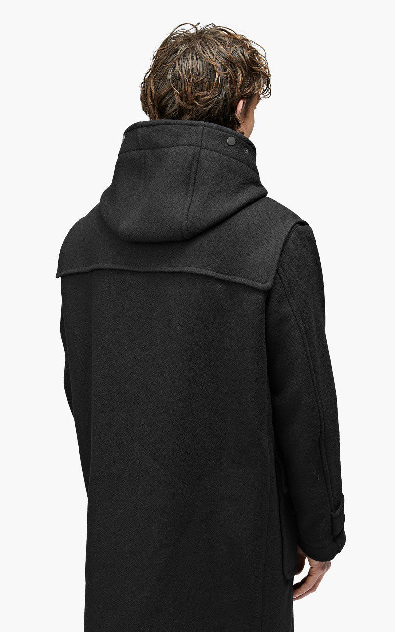 YLÈVE Wool Double Twill Duffle Coat Black