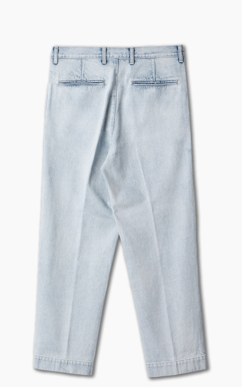 YLÈVE 13.5oz Denim Trousers Fade Ice Indigo