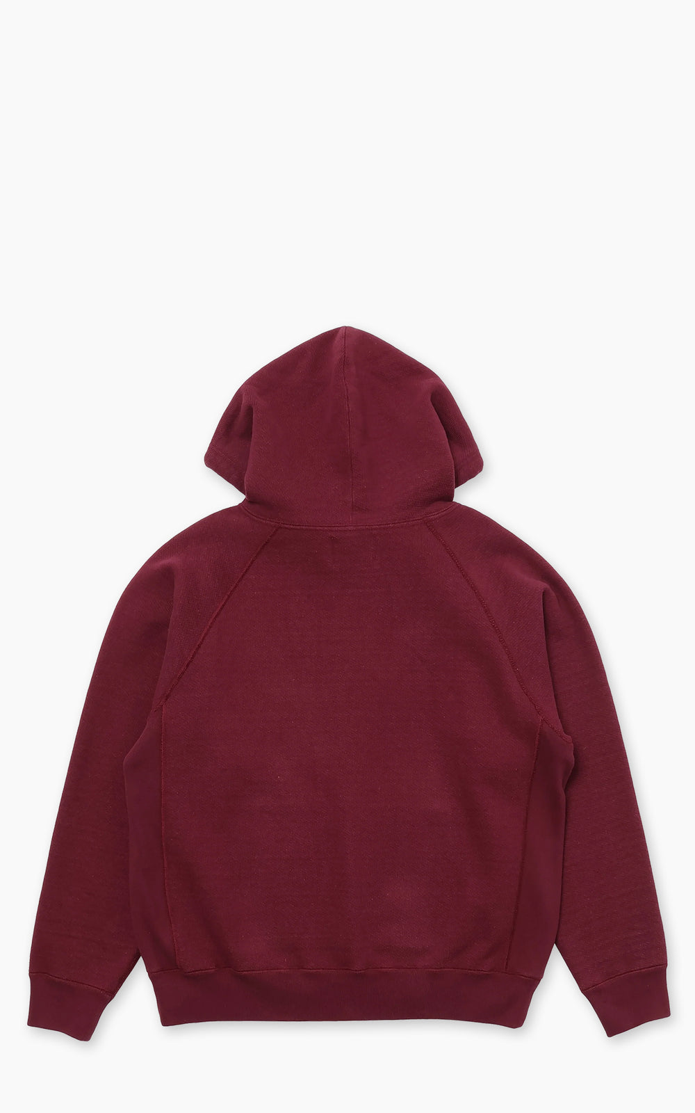 Wonder Looper Zip Hoodie Double Heavyweight French Terry Burgundy