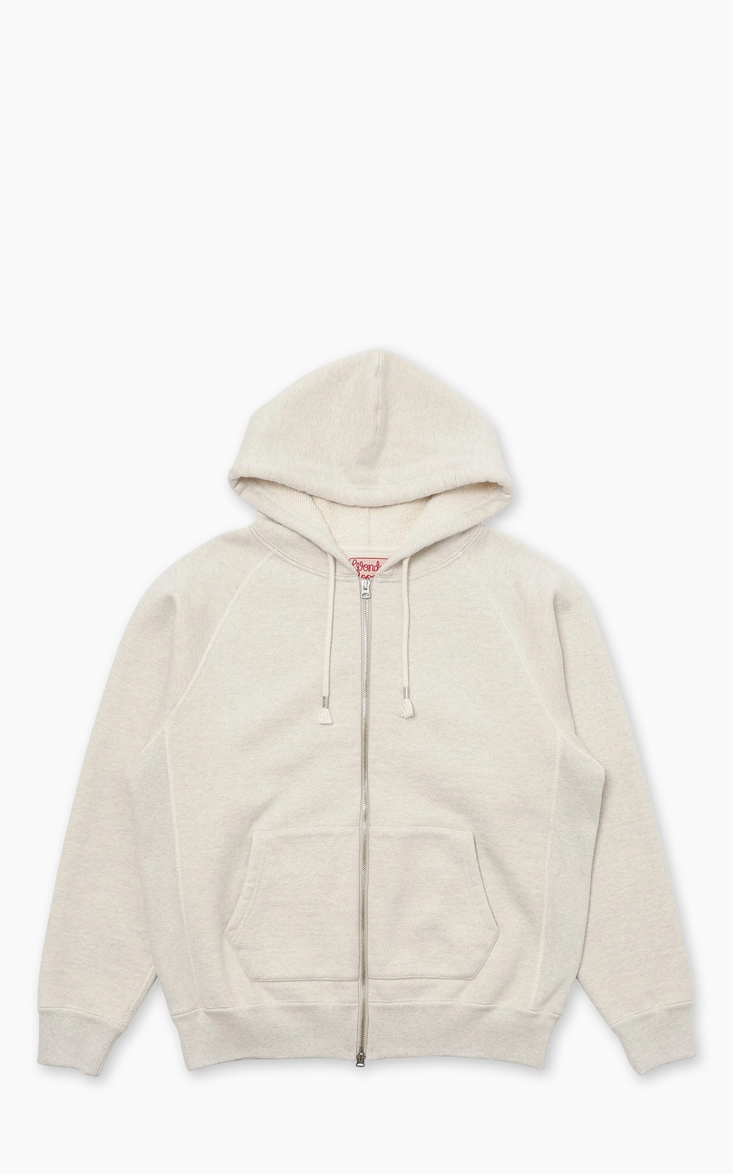 Wonder Looper Zip Hoodie Double Heavyweight French Terry Oatmeal