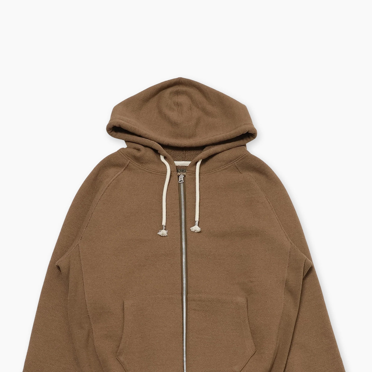 Wonder Looper Zip Hoodie Double Heavyweight French Terry Iron Mordant