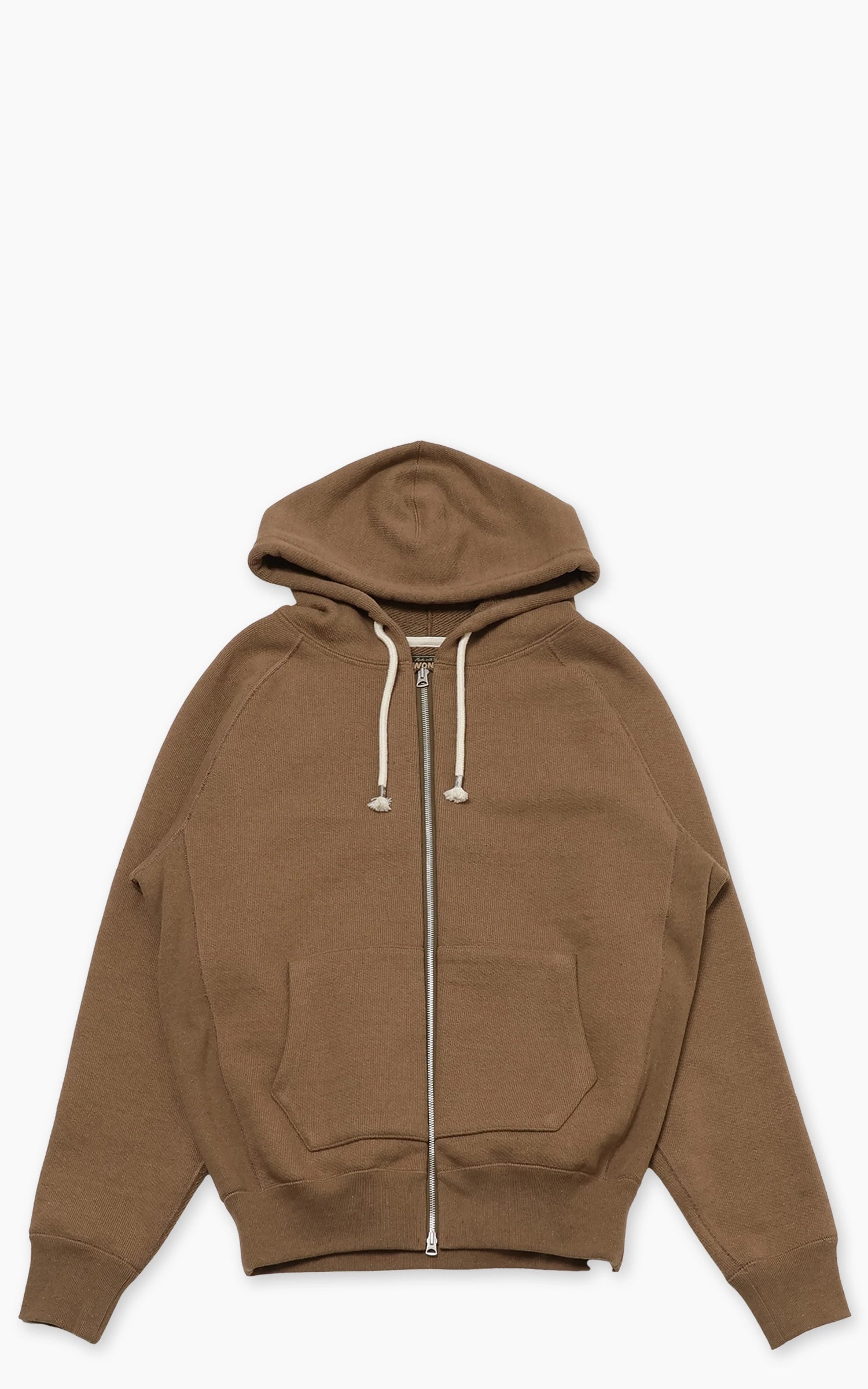 Wonder Looper Zip Hoodie Double Heavyweight French Terry Foxfibre® Coyote 80