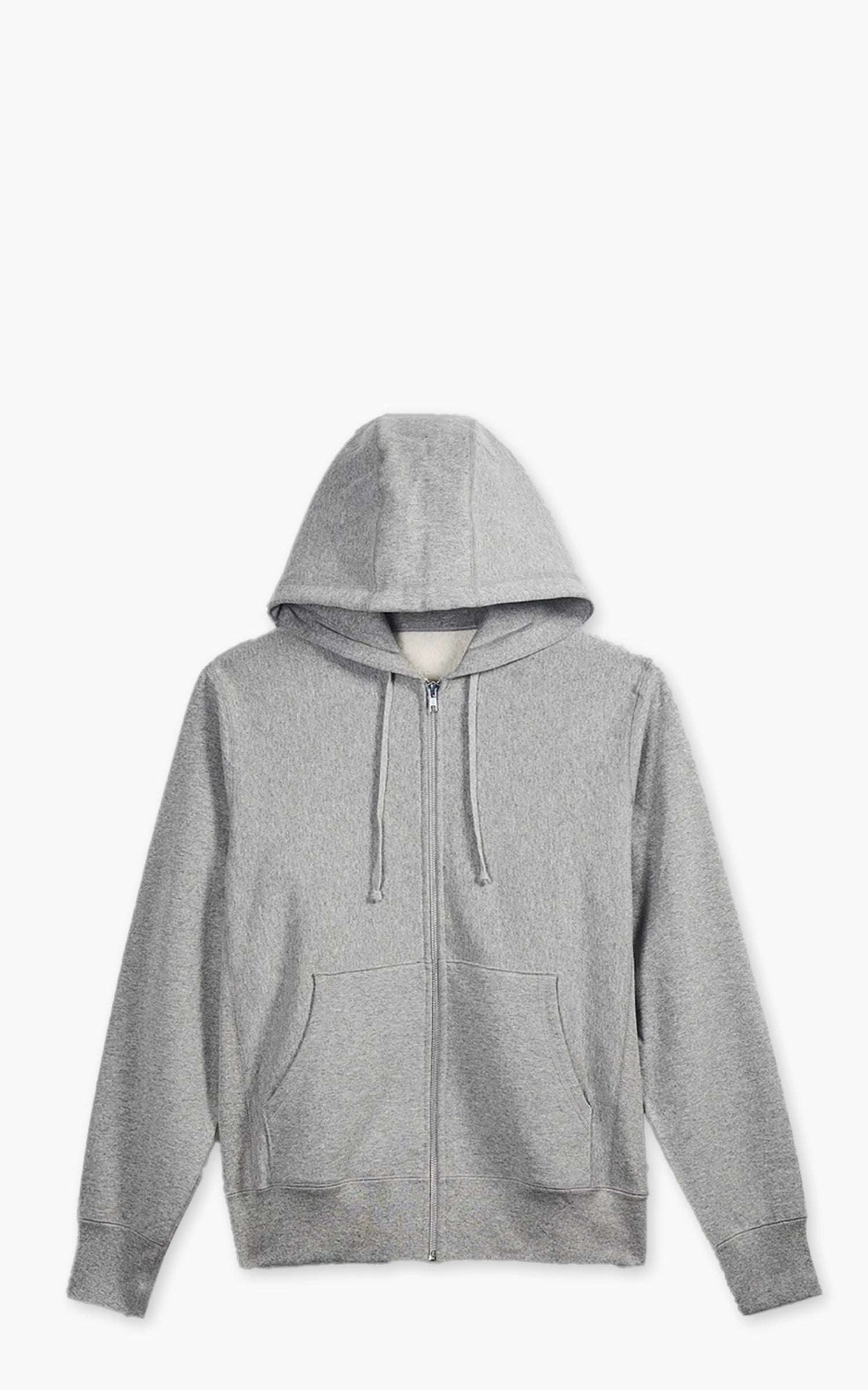 House Of Blanks Heavyweight Zip Hooded Sweatshirt Heather Grey
