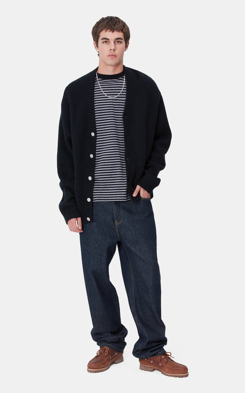 Carhartt WIP Aaron Pant Smith Denim Rinsed Blue