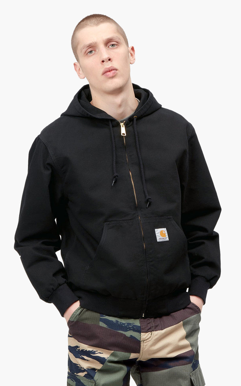 Carhartt WIP Active Jacket Black Rinsed