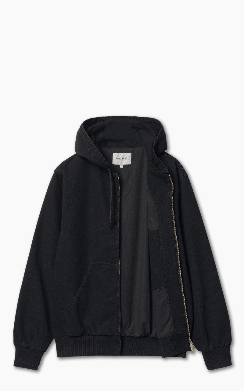 Carhartt WIP Active Jacket Dearborn Canvas Black Aged Canvas Carhartt WIP Active Jacket Dearborn Canvas Black Aged Canvas