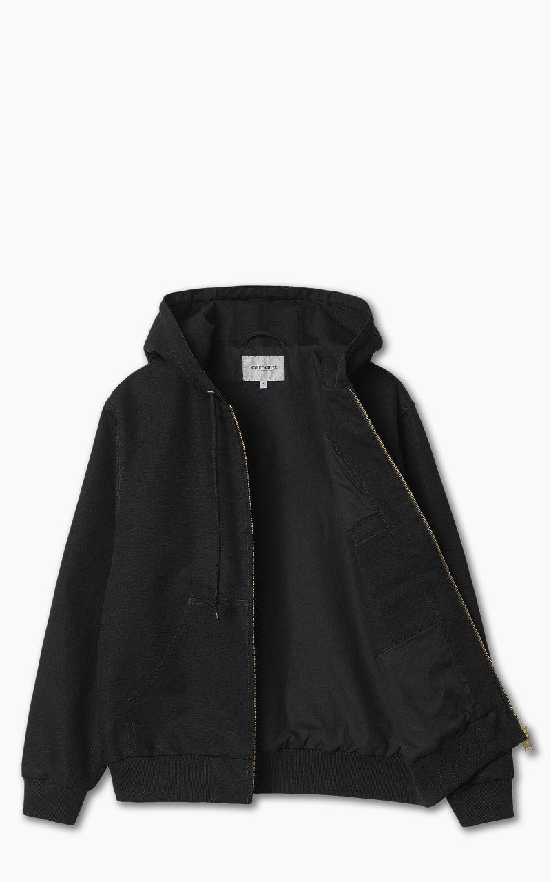 Carhartt WIP Active Jacket Dearborn Canvas Black Rinsed