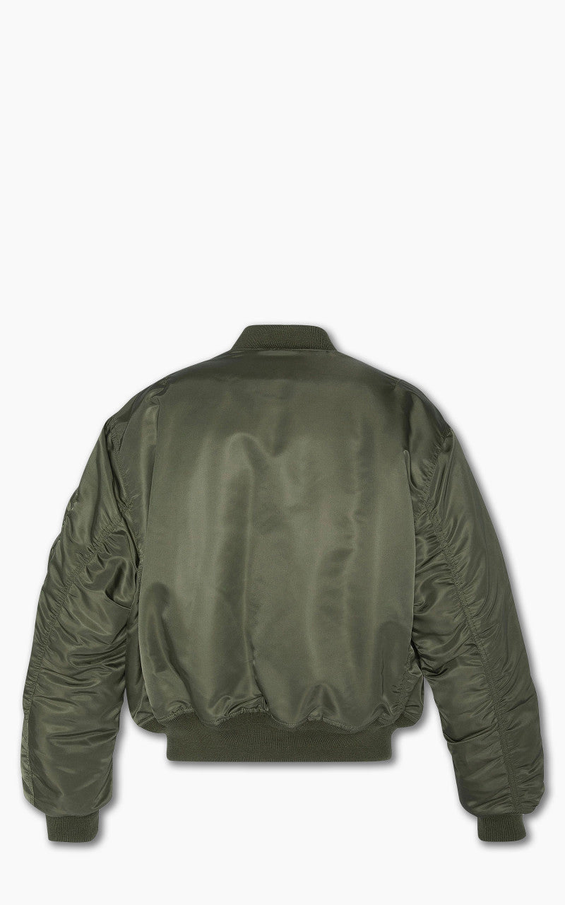 Schott NYC Airforce 90s Fit MA-1 Bomber Jacket Army Khaki