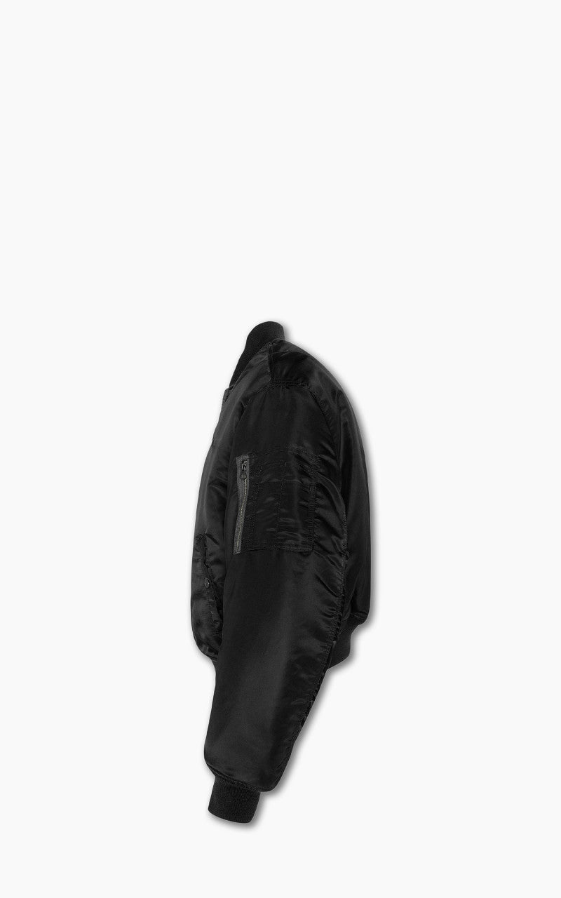 Schott NYC Airforce 90s Fit MA-1 Bomber Jacket Black