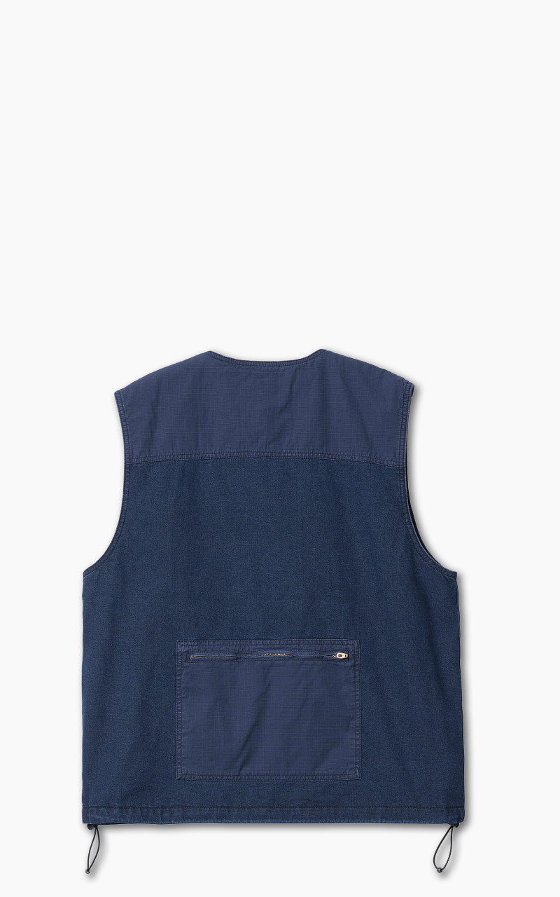 Carhartt WIP Alma Vest Blue Stone Washed