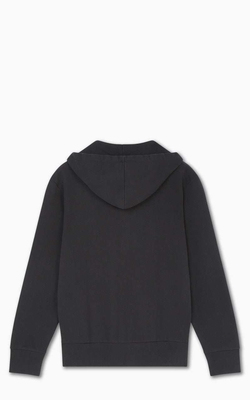 Maison Kitsuné Tricolor Fox Patch Zip Hoodie Black