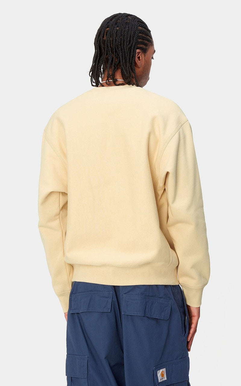 Carhartt WIP American Script Sweatshirt Rattan