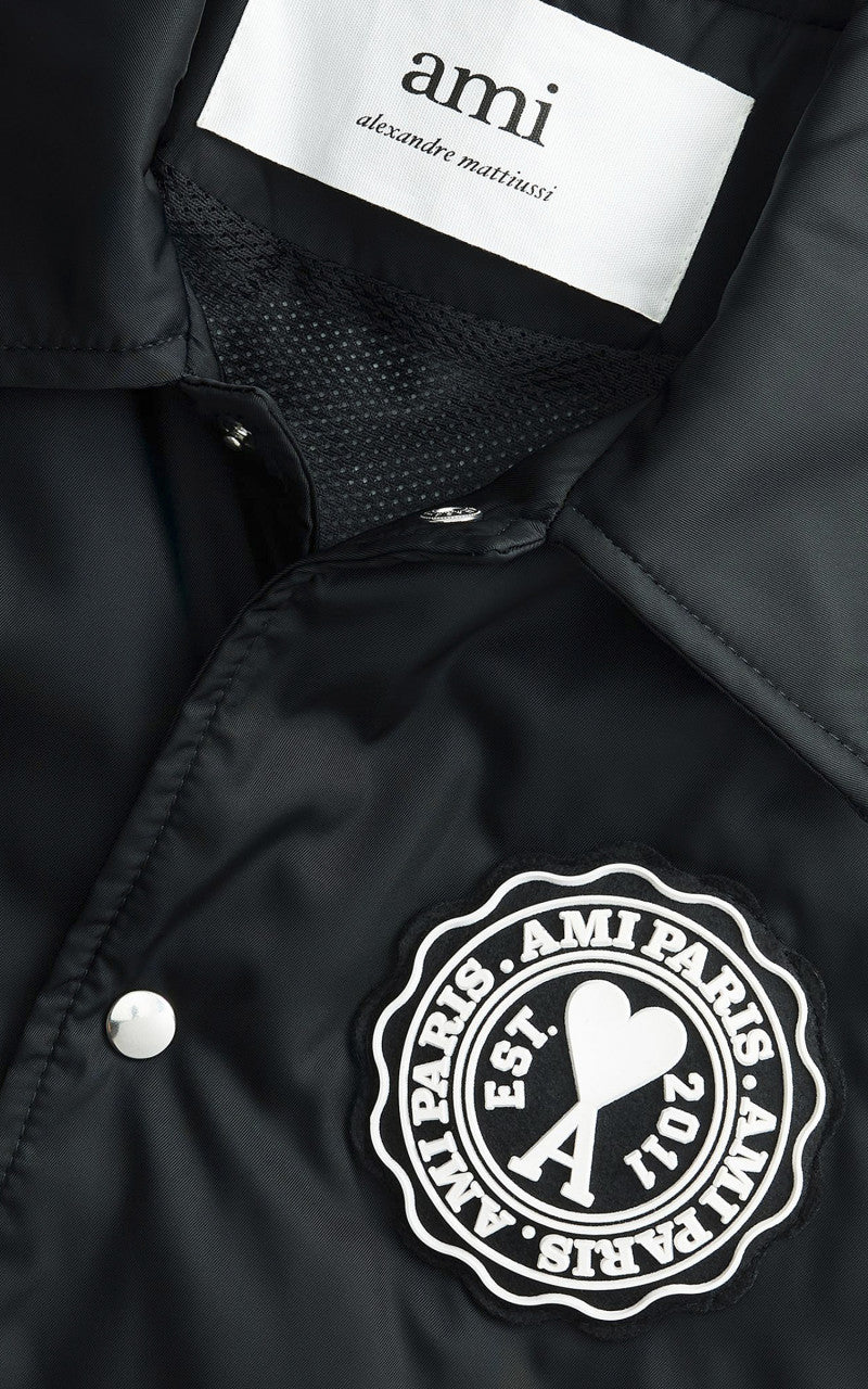 AMI Paris ADC Coach Jacket Black