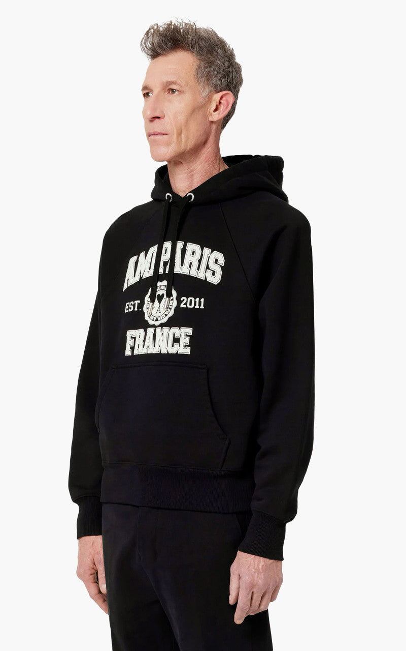 AMI Paris Ami Paris FR Hoodie Black