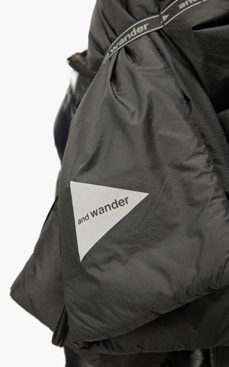 小物 and wander / PRIMALOFT rip muffler and wander Primaloft Rip Muffler Black