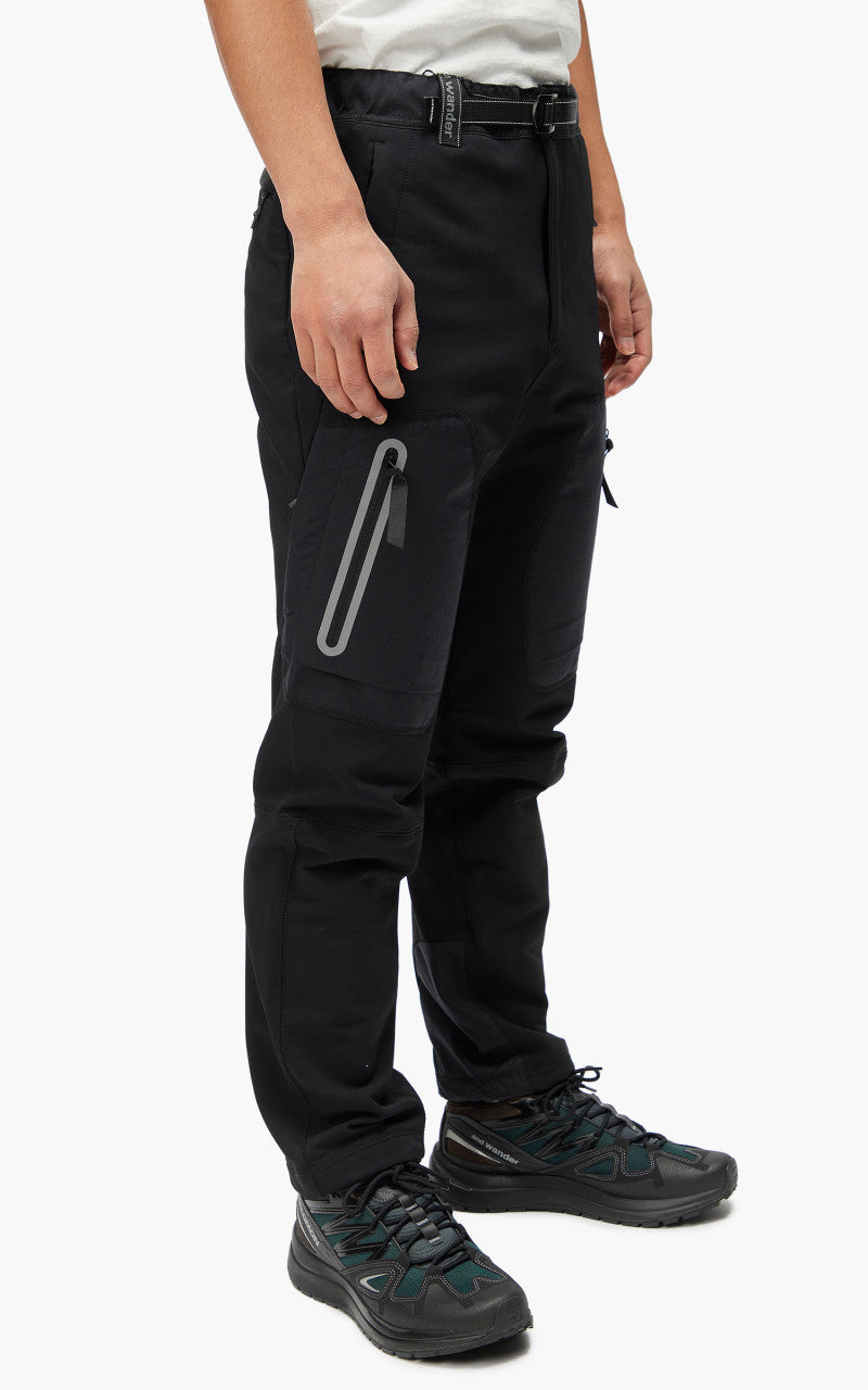 and wander Stretch Shell Pants Black