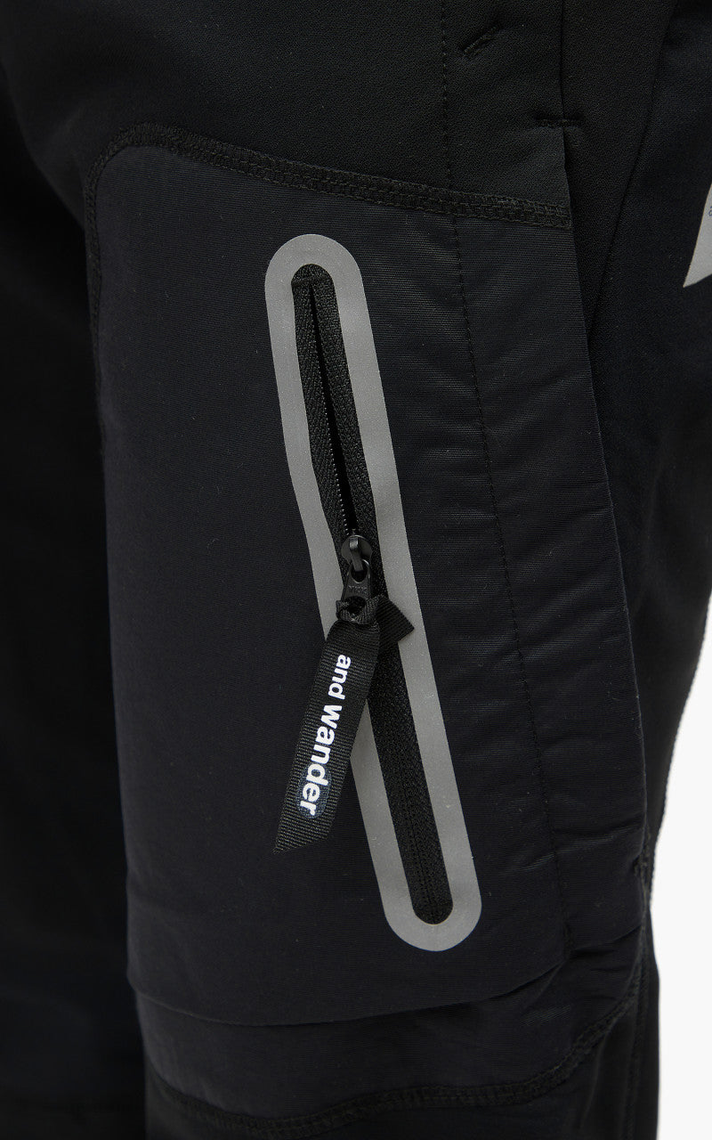 and wander Stretch Shell Pants Black