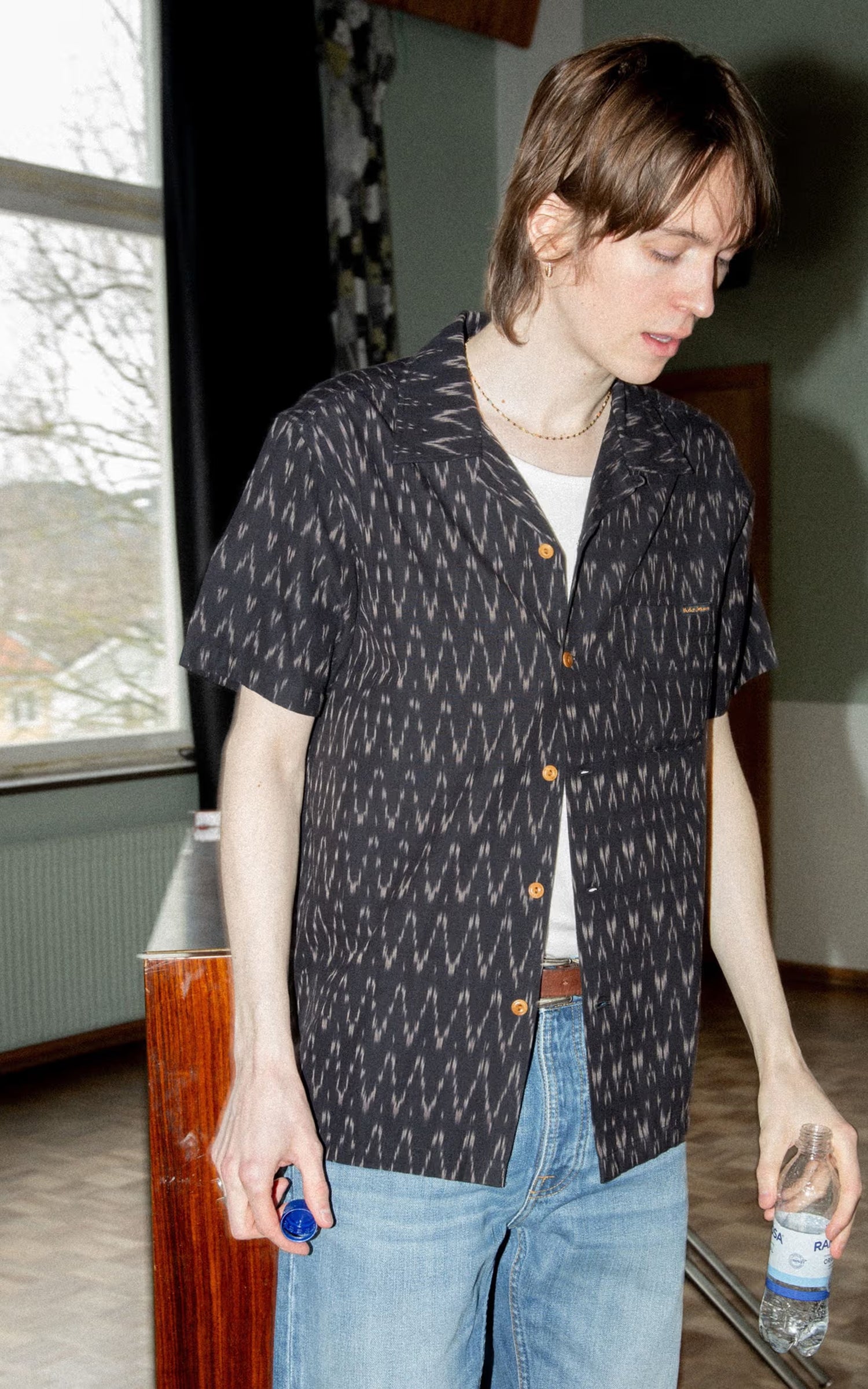 Nudie Jeans Arvid Hawaii Shirt Ikat