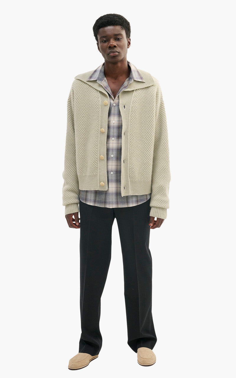 Auralee Light Wool Max Gabardine Slacks Black