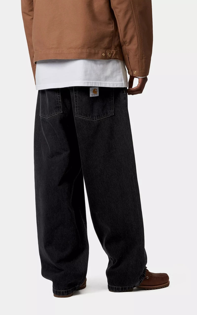 Carhartt WIP Brandon Pant Smith Denim Stone Washed Black