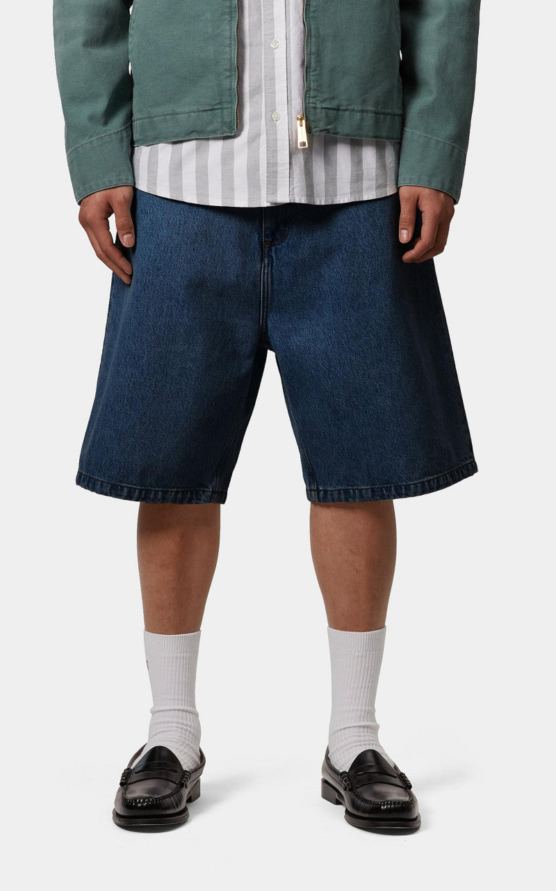 Carhartt WIP Brandon Short Smith Denim Stone Washed Blue