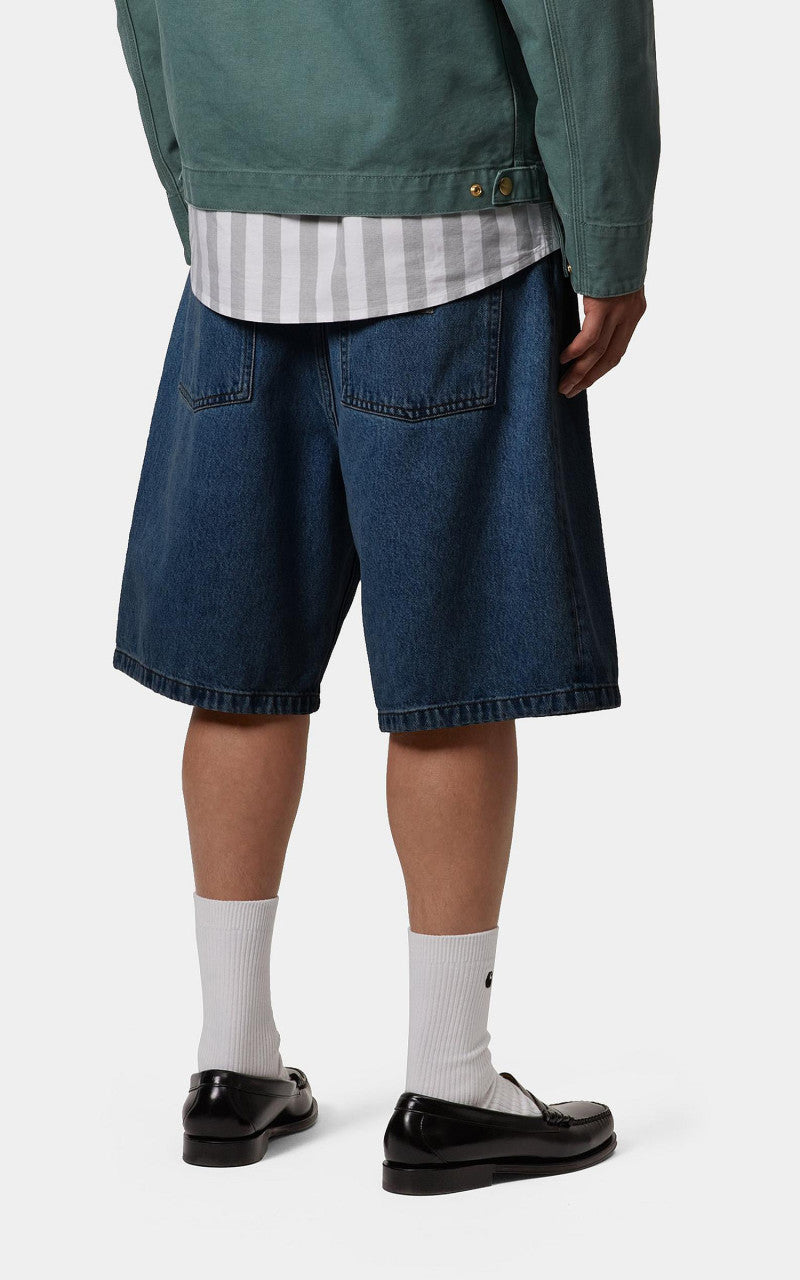 Carhartt WIP Brandon Short Smith Denim Stone Washed Blue