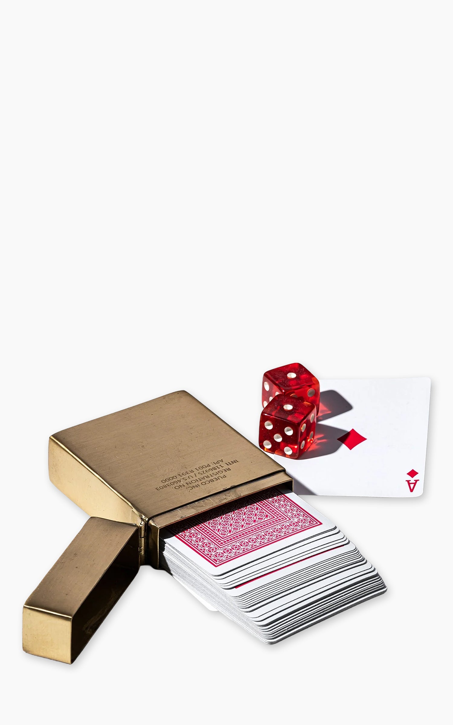Puebco Brass Playing Card Case