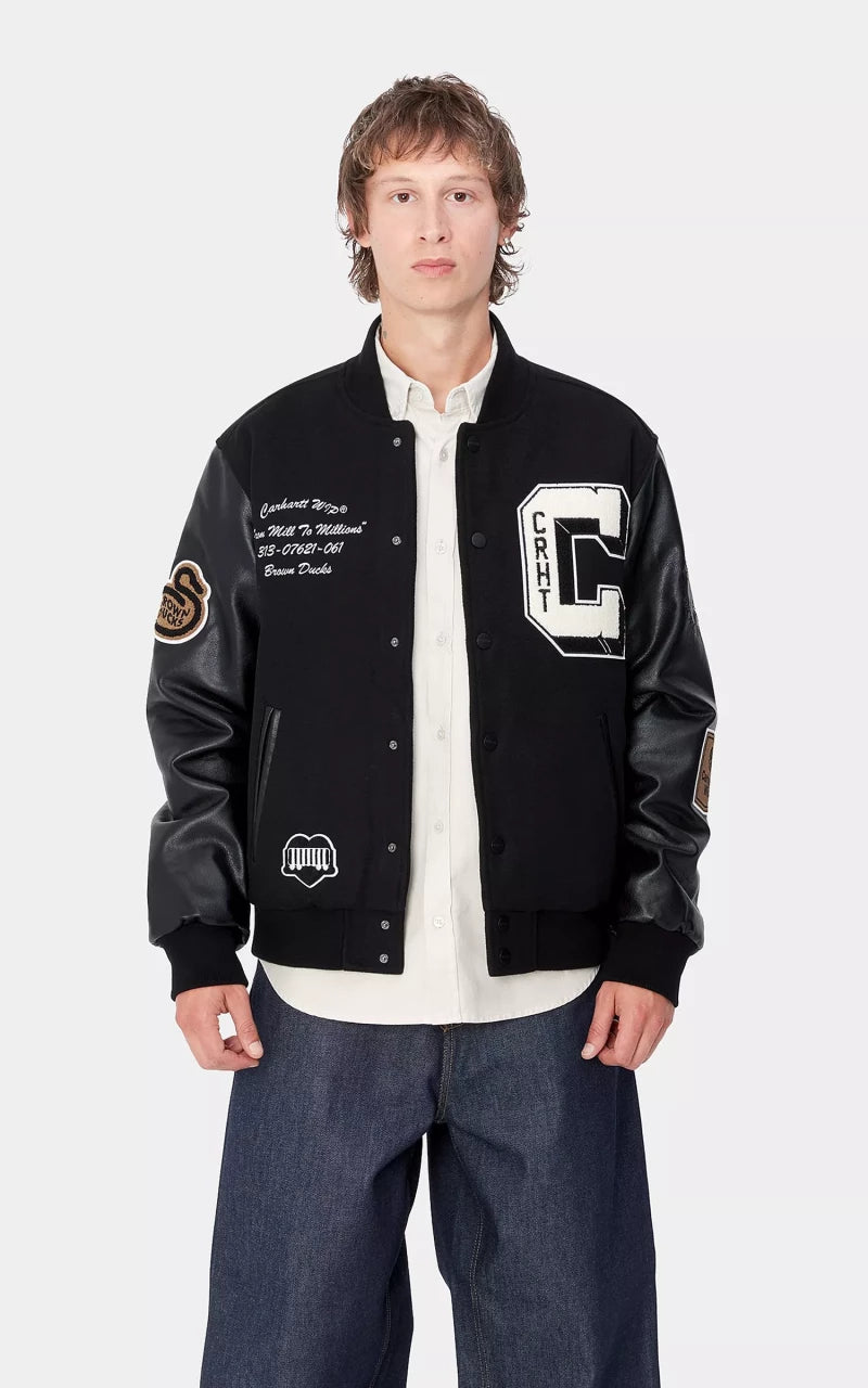 Carhartt WIP Brown Ducks Bomber Black/Black