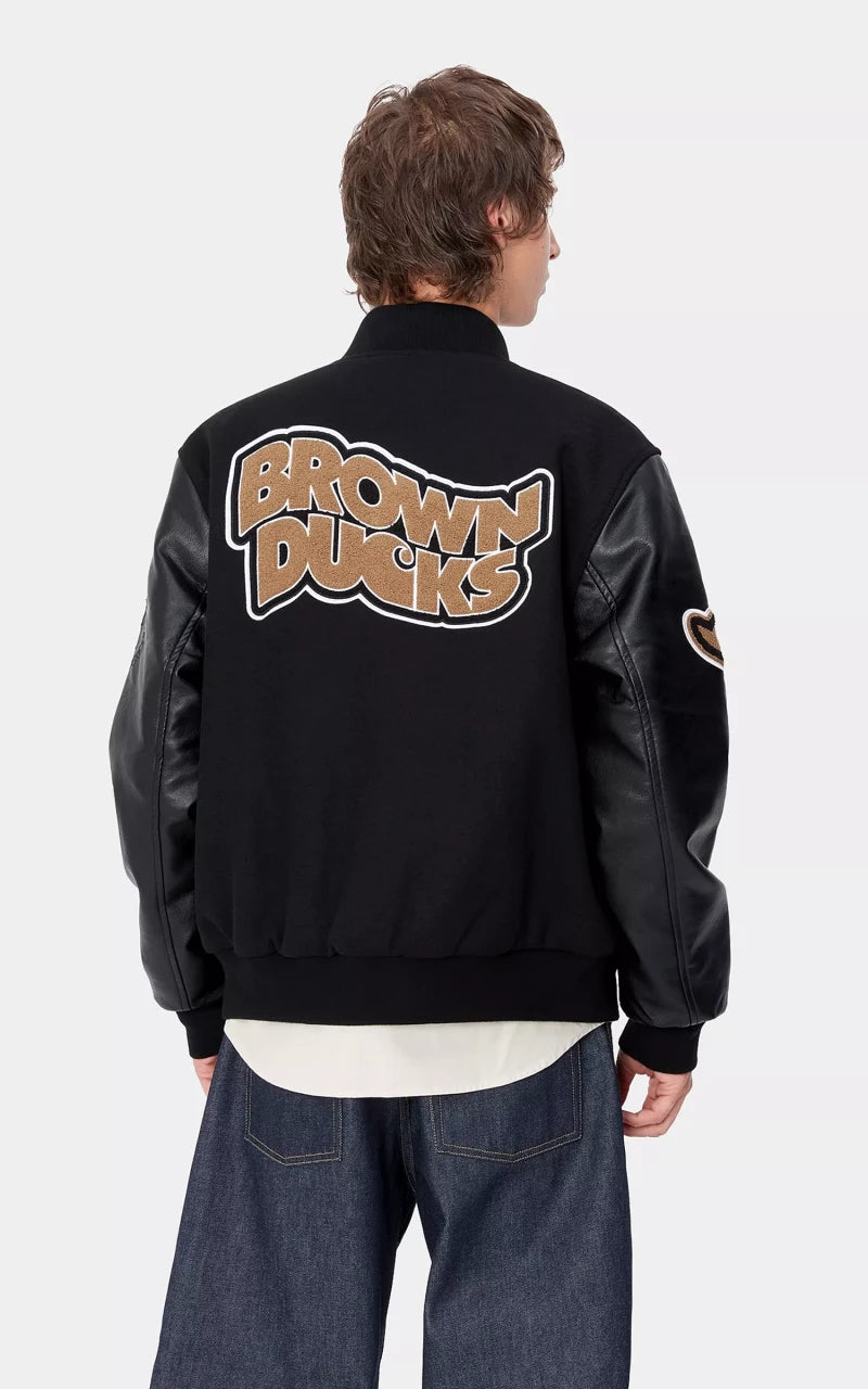 Carhartt WIP Brown Ducks Bomber Black/Black
